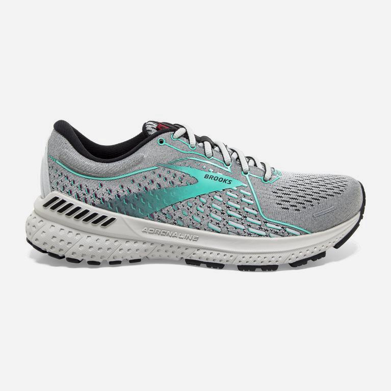 Brooks Women's Adrenaline Gts 21 Road Running Shoes Singapore - Jet Stream/Black/Atlantis/grey (7124